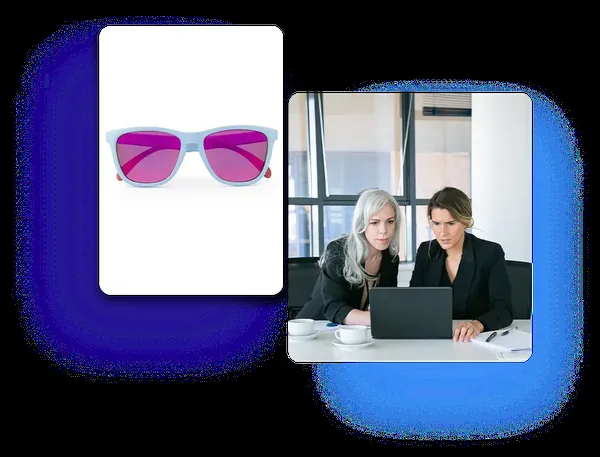 Eyewear e-commerce photo editing