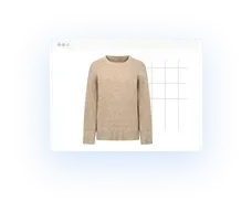 Edited apparel product sample