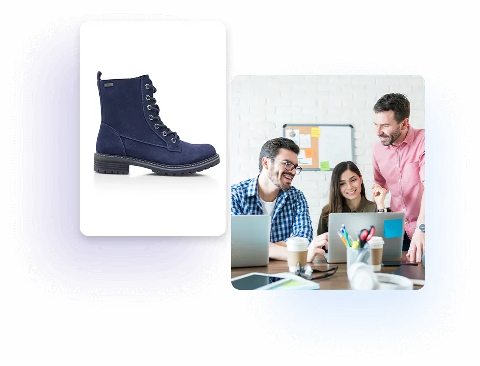 Shoe e-commerce photo retouching