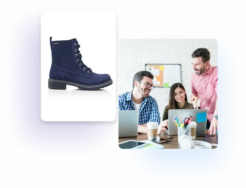 Ritocco fotografico per e-commerce di scarpe