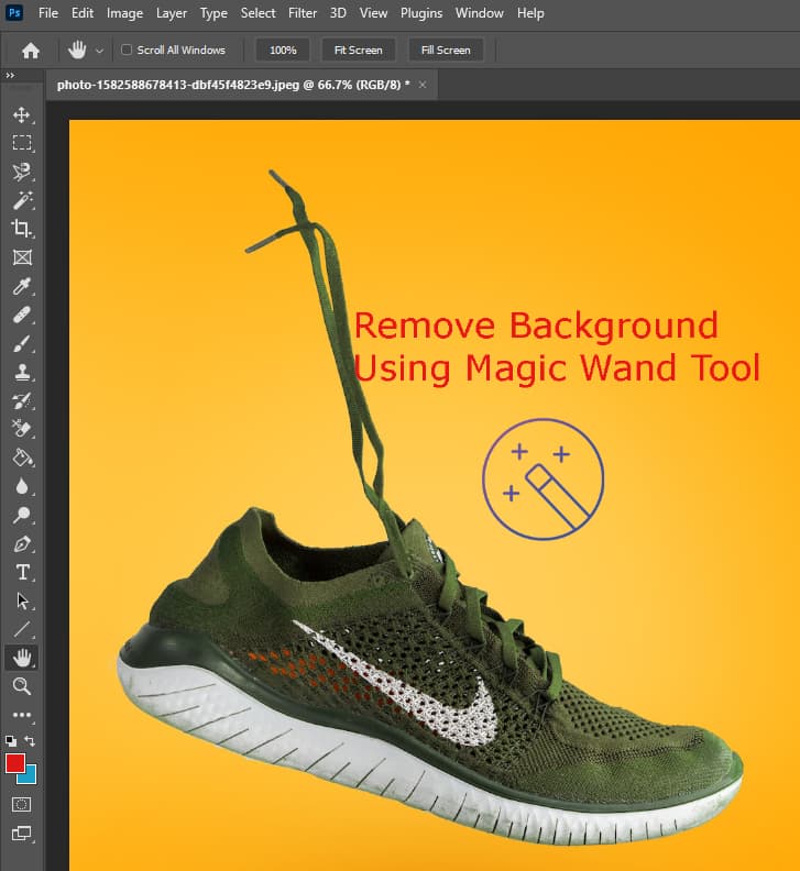 Remove Background in Photoshop