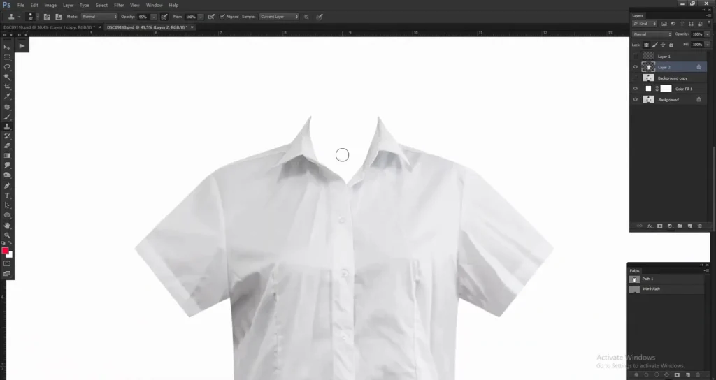 Screenshot Of Removing The Background